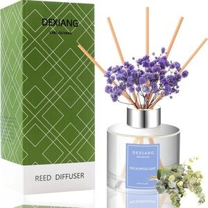 Fresh Lavender Reed Diffuser Set - 3.38 fl oz (100ml) Essential Oil with 6 Reed